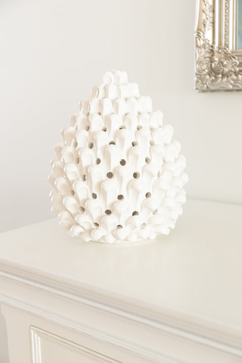 Ceramic candle vase